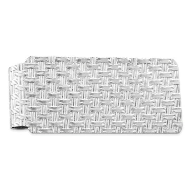 25mm x 51mm Jewel Tie Sterling Silver Money Clip 25mm x 51mm Jewel Tie Sterling Silver Money Clip